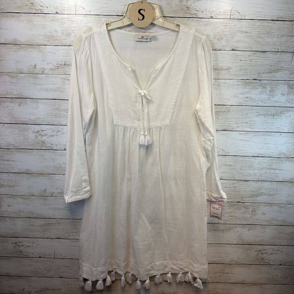 Vineyard Vines Tassel Tie Cover-Up Dress